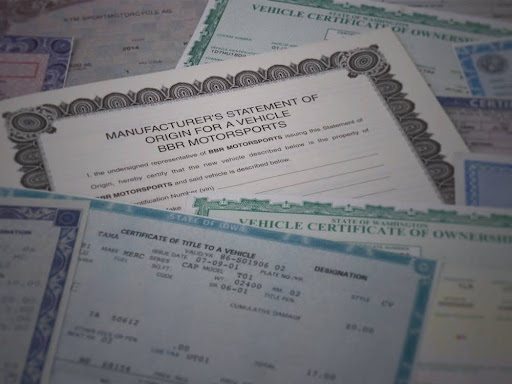 A Certificate of Origin, is the official document used to title a brand-new vehicle for the very first time.