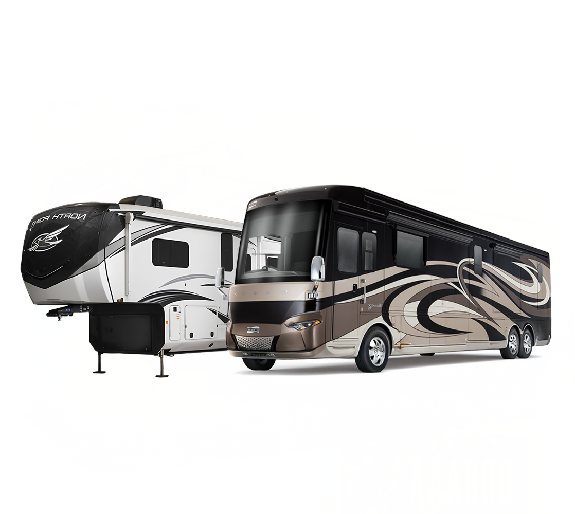 Take your home on the road with RVs and fifth wheels built for comfort and freedom.