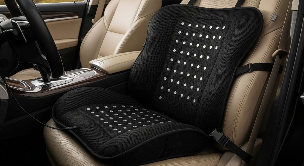 Massage seat cushion for car